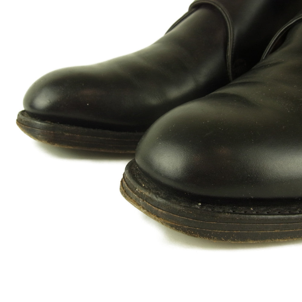 John Lobb ジョンロブ JL＆CO.LTD シングル モンク モンクストラップ チャッカブーツ シューズ ブラック系 6.5【中古】