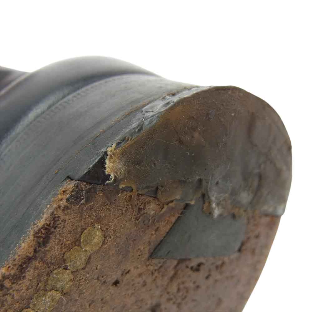 John Lobb ジョンロブ JL＆CO.LTD シングル モンク モンクストラップ チャッカブーツ シューズ ブラック系 6.5【中古】