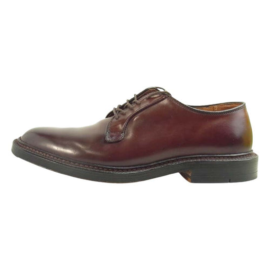 ALDEN オールデン 990 CLIPPER クリッパー コードバン プレーントゥ ビジネスシューズ バーガンディ 7D ブラウン系 7【美品】【中古】