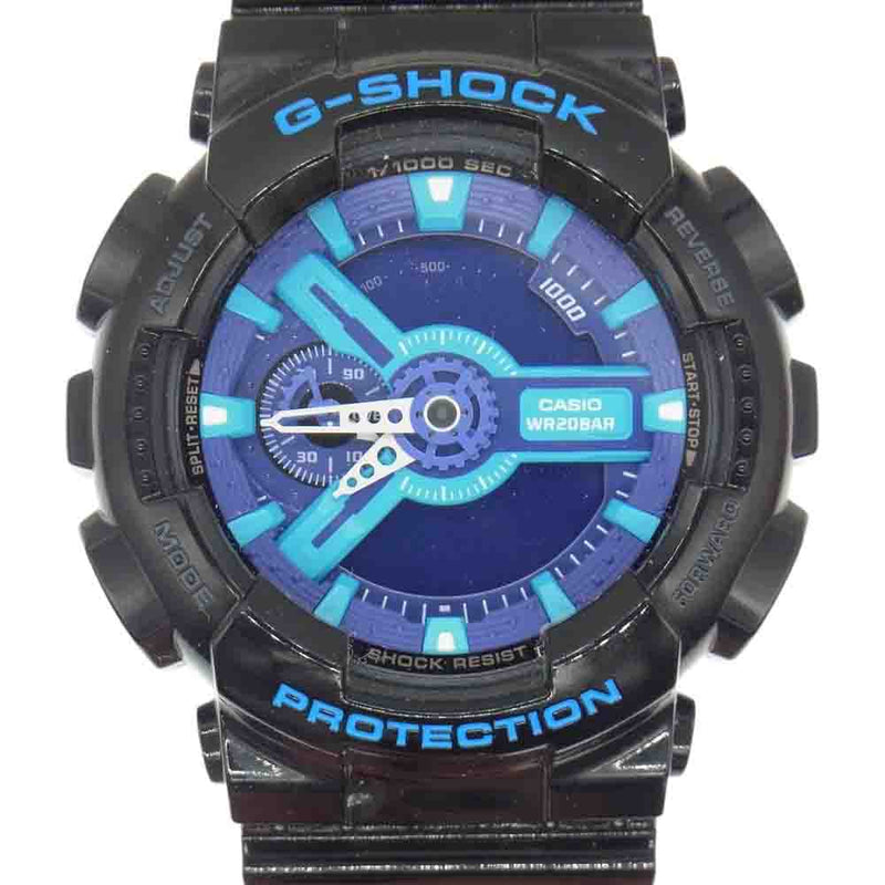 G-SHOCK ジーショック GA-110HC Hyper Colors ハイパー カラーズ クォーツ 腕 時計 ブラック系【中古】