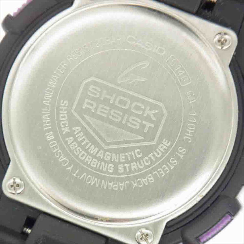 G-SHOCK ジーショック GA-110HC Hyper Colors ハイパー カラーズ クォーツ 腕 時計 ブラック系【中古】