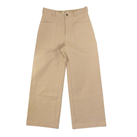 AURALEE オーラリー 15AAW A5AP06WC WASHED DOUBLE CLOTH PANTS ウォッシュ ダブル クロス パンツ ベージュ系 1【中古】