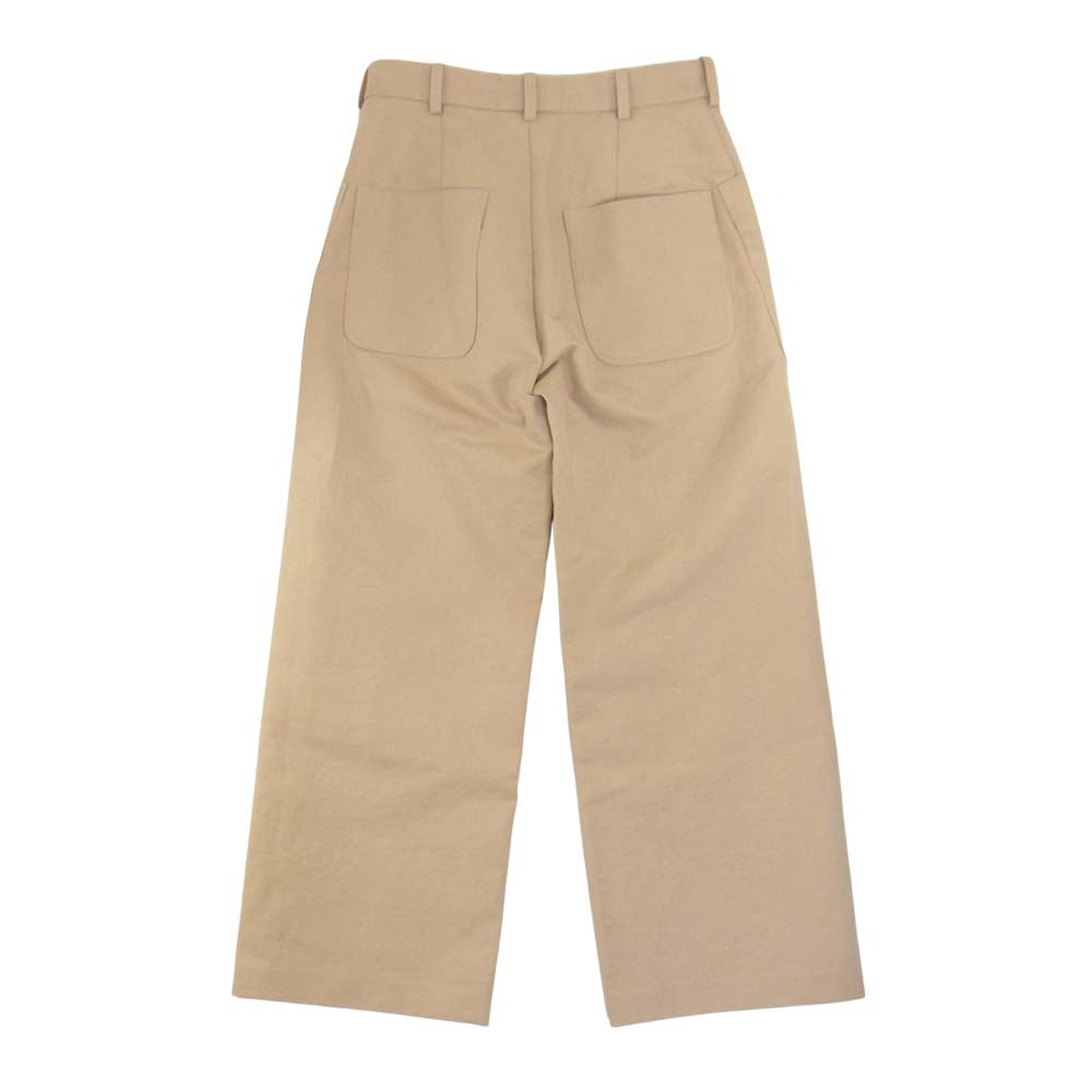 AURALEE オーラリー 15AAW A5AP06WC WASHED DOUBLE CLOTH PANTS ウォッシュ ダブル クロス パンツ ベージュ系 1【中古】