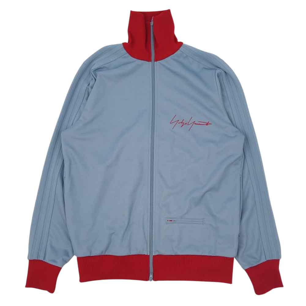 Yohji Yamamoto ヨウジヤマモト アディダス adidas 19AW YY Exclusive Series FK9864 BECKENBAUER TRACK TOP ベッケンバウアー トラックトップ ブルー系 L【中古】