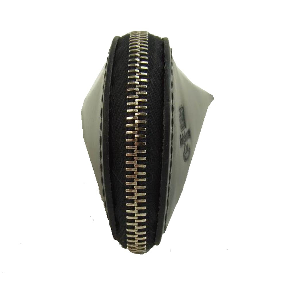 WHITE HOUSE COX ホワイトハウスコックス S1881 ZIP KEY CASE BRIDLE ブライドルレザー トライアングル ジップ キーケース ブラック系【極上美品】【中古】