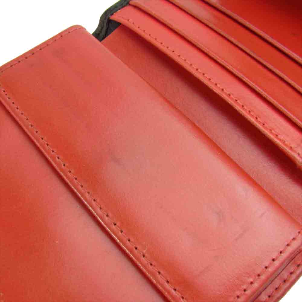 WHITE HOUSE COX ホワイトハウスコックス S1058 UNITED ARROWS ユナイテッドアローズ 別注 SMALL 3FOLD WALLET ブライドルレザー コンパクトウォレット 三つ折り財布 ブラック系【中古】