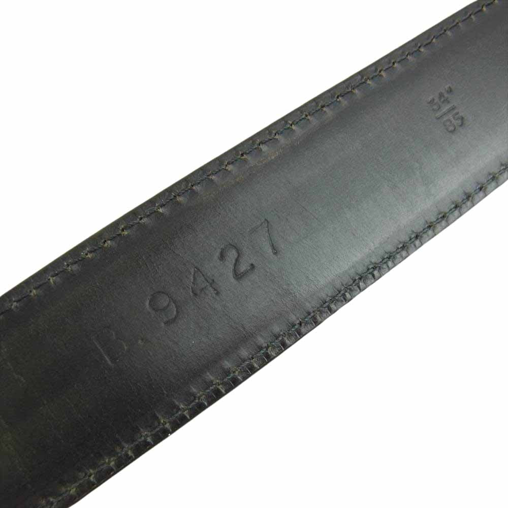 WHITE HOUSE COX ホワイトハウスコックス B9427 SELF LINE BRIDLE 32mm ブライドルレザー ベルト ブラック系【中古】