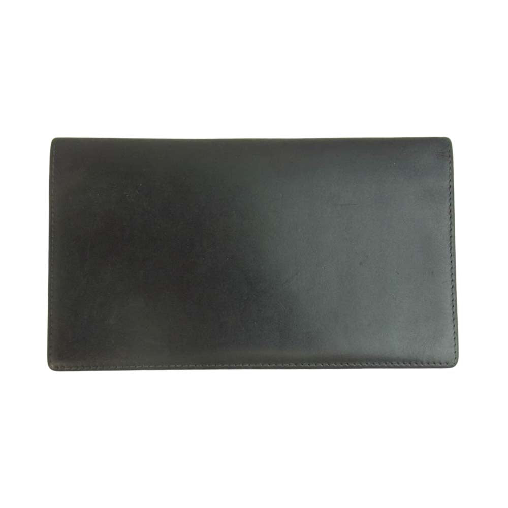 Ettinger エッティンガー ST806AJR COAT WALLET 8 C/C ロイヤルコレクション ブライドルレザー コート ロング ウォレット 長財布 ブラック系【中古】