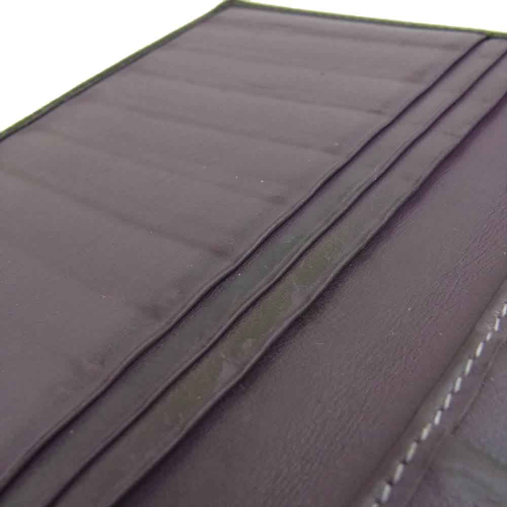 Ettinger エッティンガー ST806AJR COAT WALLET 8 C/C ロイヤルコレクション ブライドルレザー コート ロング ウォレット 長財布 ブラック系【中古】
