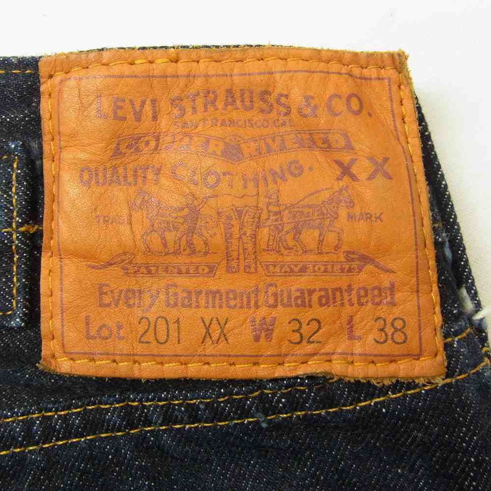 Levi's リーバイス 202XX ボタン裏刻印 555 シンチバック デニム パンツ 32×38 インディゴブルー系 32【中古】