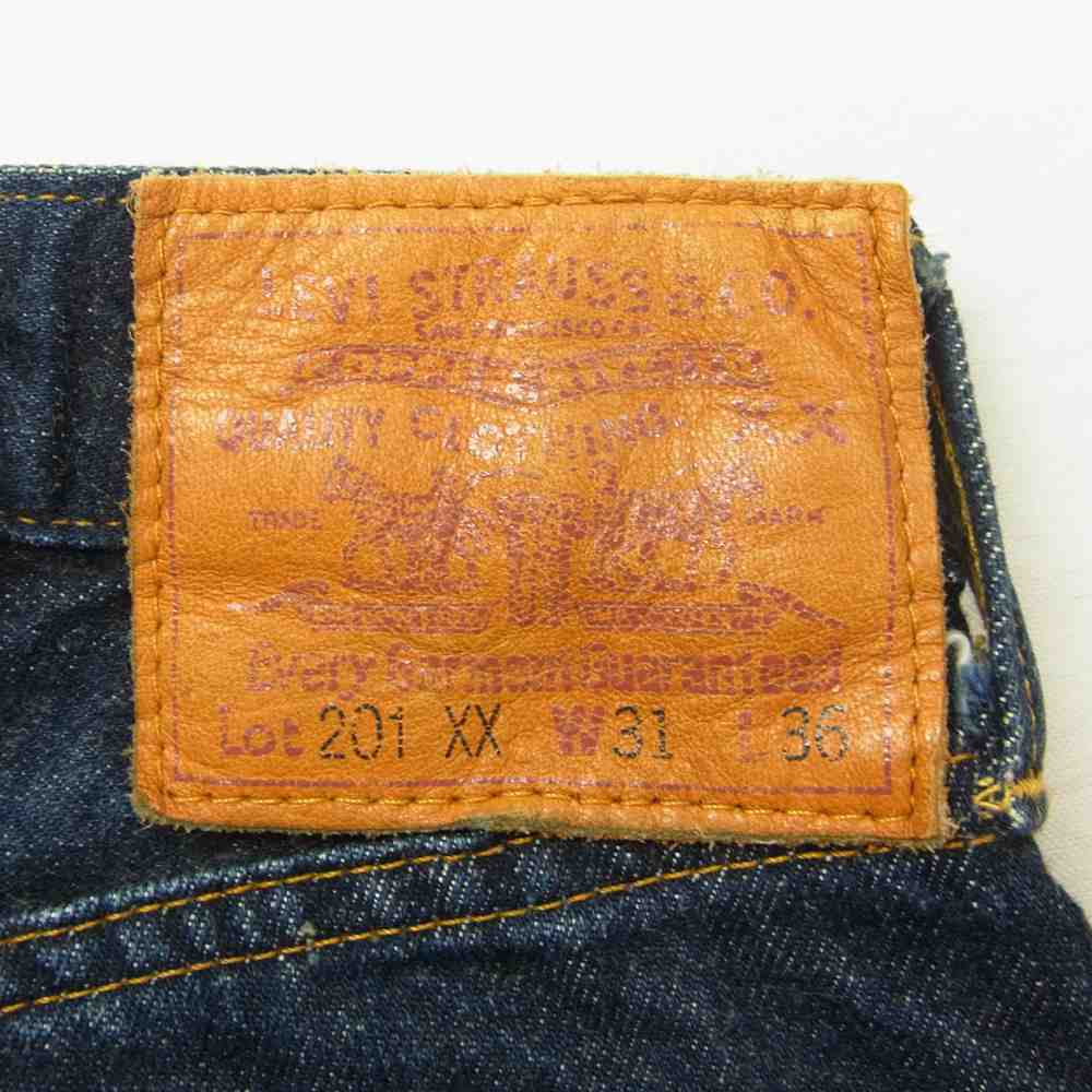 Levi's リーバイス 202XX ボタン裏刻印 555 シンチバック デニム パンツ 31×36 インディゴブルー系 31【中古】