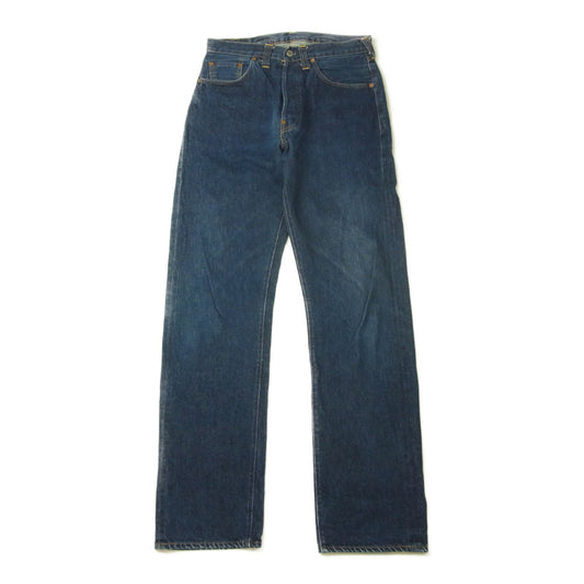Levi's リーバイス 202XX ボタン裏刻印 555 シンチバック デニム パンツ 32×36 インディゴブルー系 32【中古】