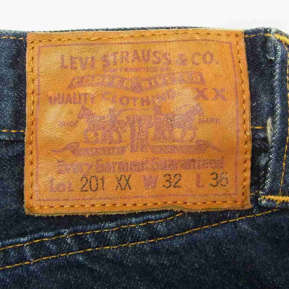 Levi's リーバイス 202XX ボタン裏刻印 555 シンチバック デニム パンツ 32×36 インディゴブルー系 32【中古】