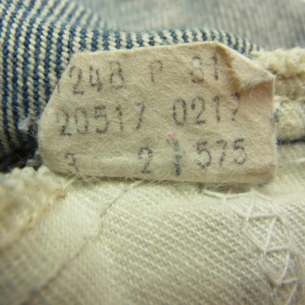 Levi's リーバイス 90s オレンジタグ 20517-2017 ブーツカット デニム パンツ インディゴブルー系 30【中古】