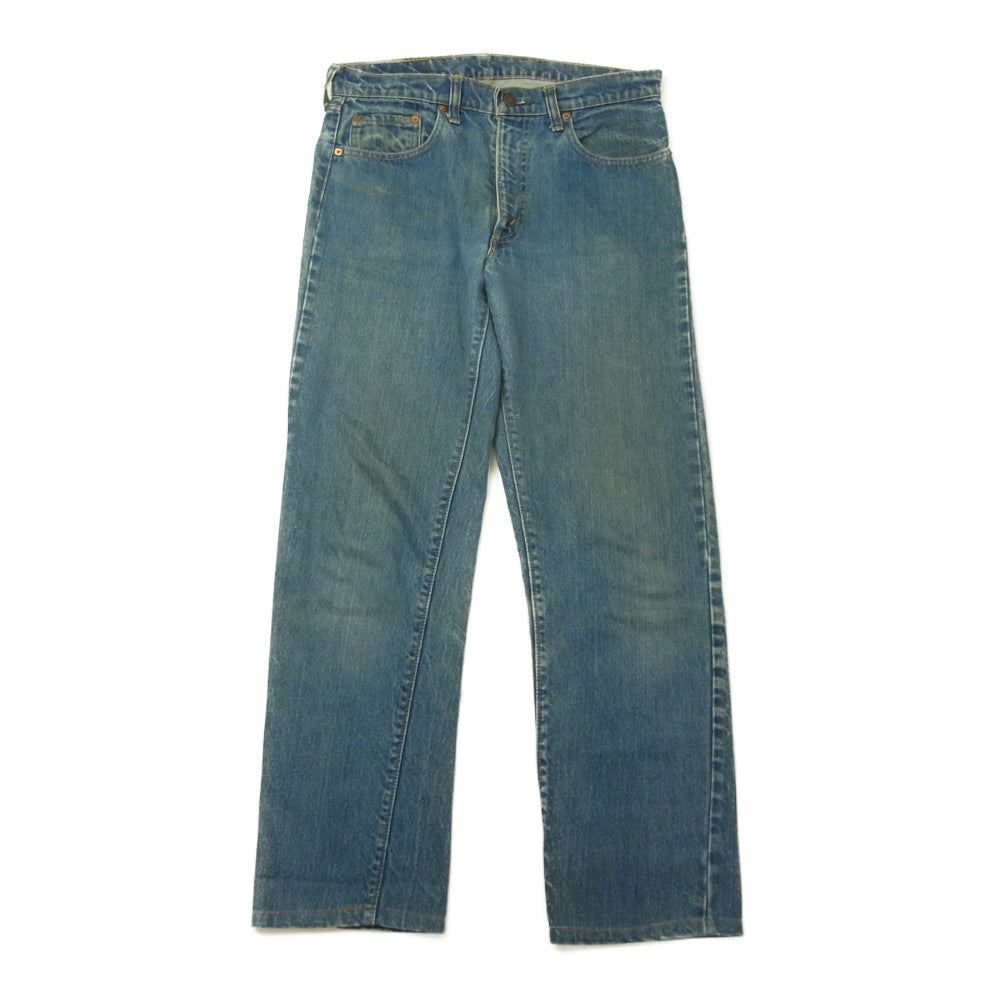 Levi's リーバイス 70s ボタン裏刻印 5 黒カンヌキ スモールe 505 デニム パンツ インディゴブルー系【中古】