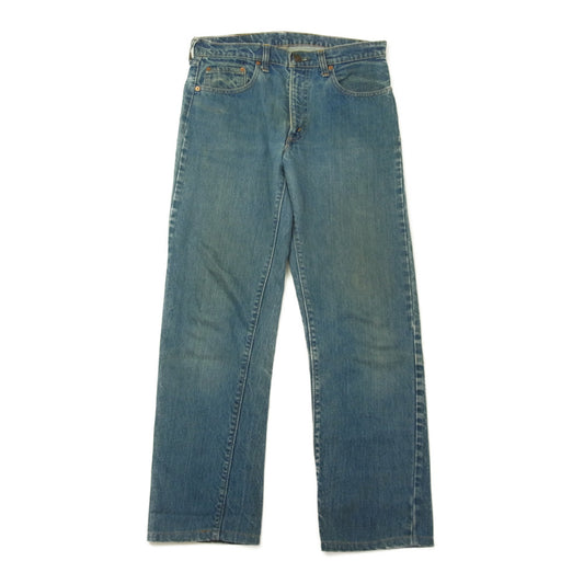 Levi's リーバイス 70s ボタン裏刻印 5 黒カンヌキ スモールe 505 デニム パンツ インディゴブルー系【中古】