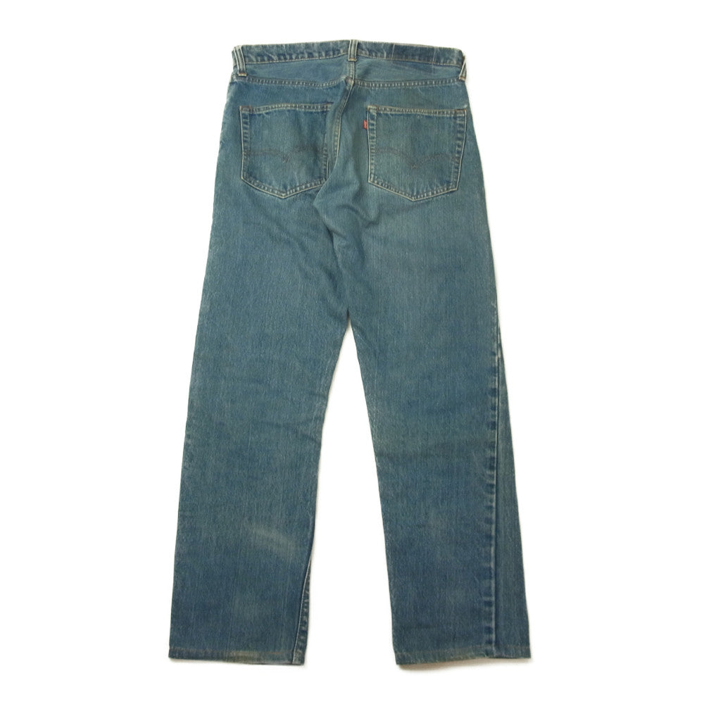 Levi's リーバイス 70s ボタン裏刻印 5 黒カンヌキ スモールe 505 デニム パンツ インディゴブルー系【中古】