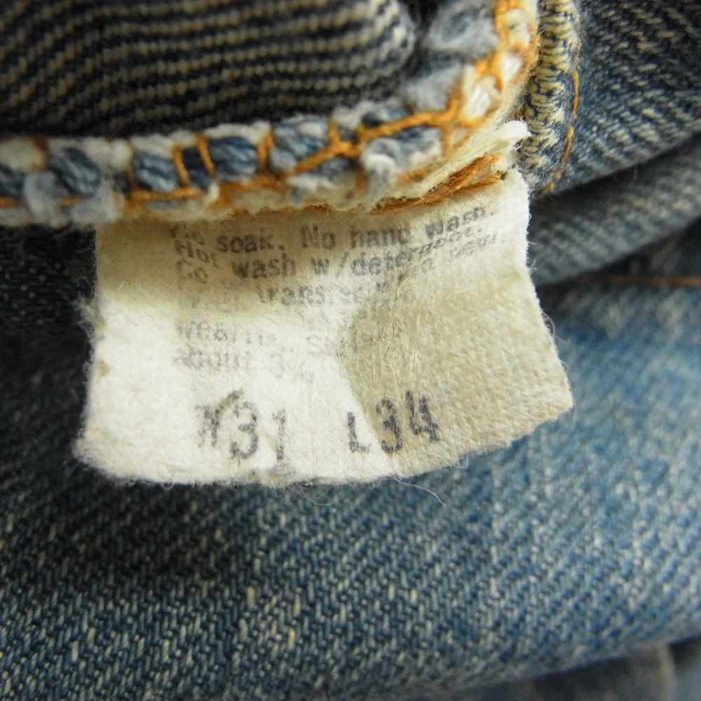 Levi's リーバイス 70s ボタン裏刻印 5 黒カンヌキ スモールe 505 デニム パンツ インディゴブルー系【中古】