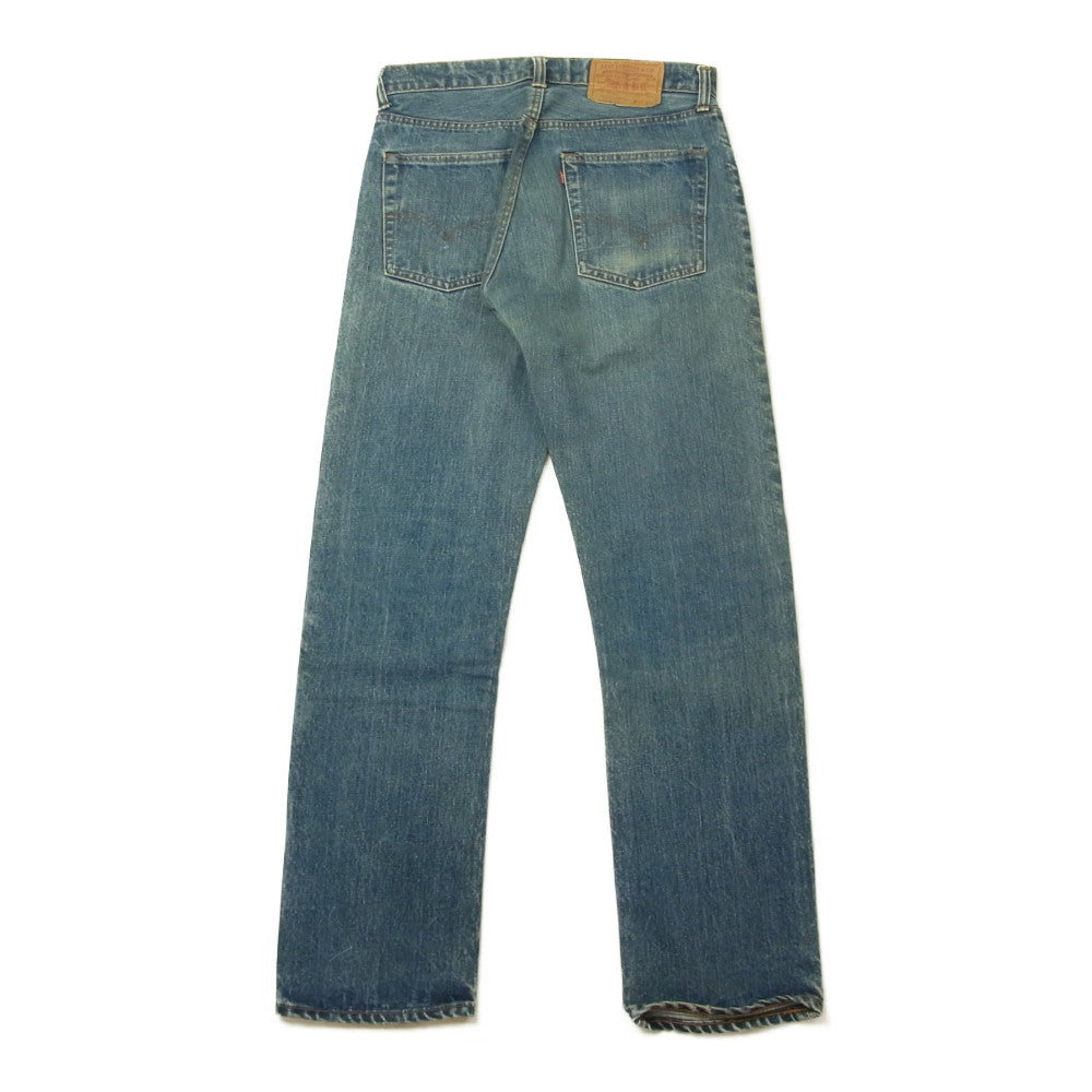 Levi's リーバイス 70s ボタン裏刻印 5 黒カンヌキ スモールe 505-0217 デニム パンツ 30×31 インディゴブルー系 30【中古】