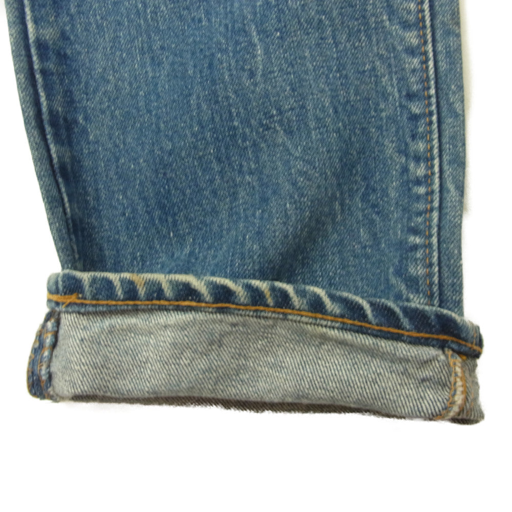 Levi's リーバイス 70s ボタン裏刻印 5 黒カンヌキ スモールe 505-0217 デニム パンツ 30×31 インディゴブルー系 30【中古】