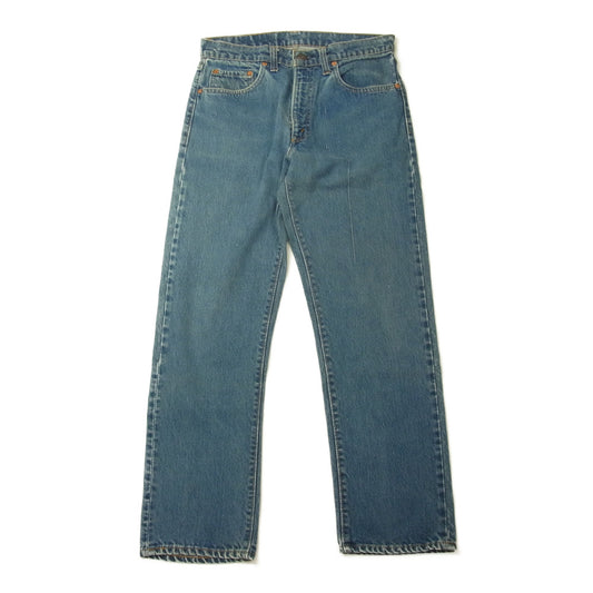 Levi's リーバイス 70s ボタン裏刻印 5 黒カンヌキ スモールe 505-0217 デニム パンツ 31×29 インディゴブルー系 31【中古】