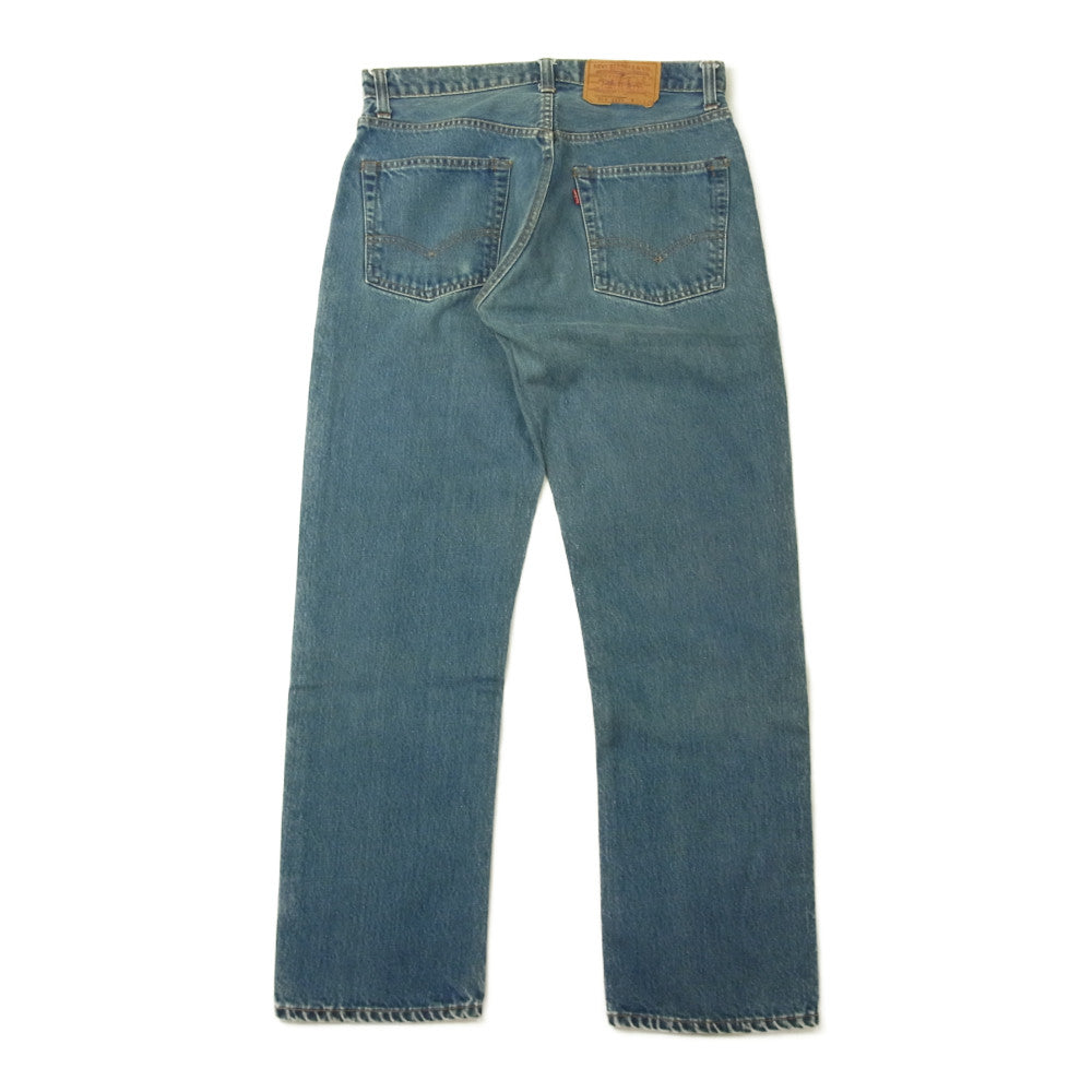 Levi's リーバイス 70s ボタン裏刻印 5 黒カンヌキ スモールe 505-0217 デニム パンツ 31×29 インディゴブルー系 31【中古】