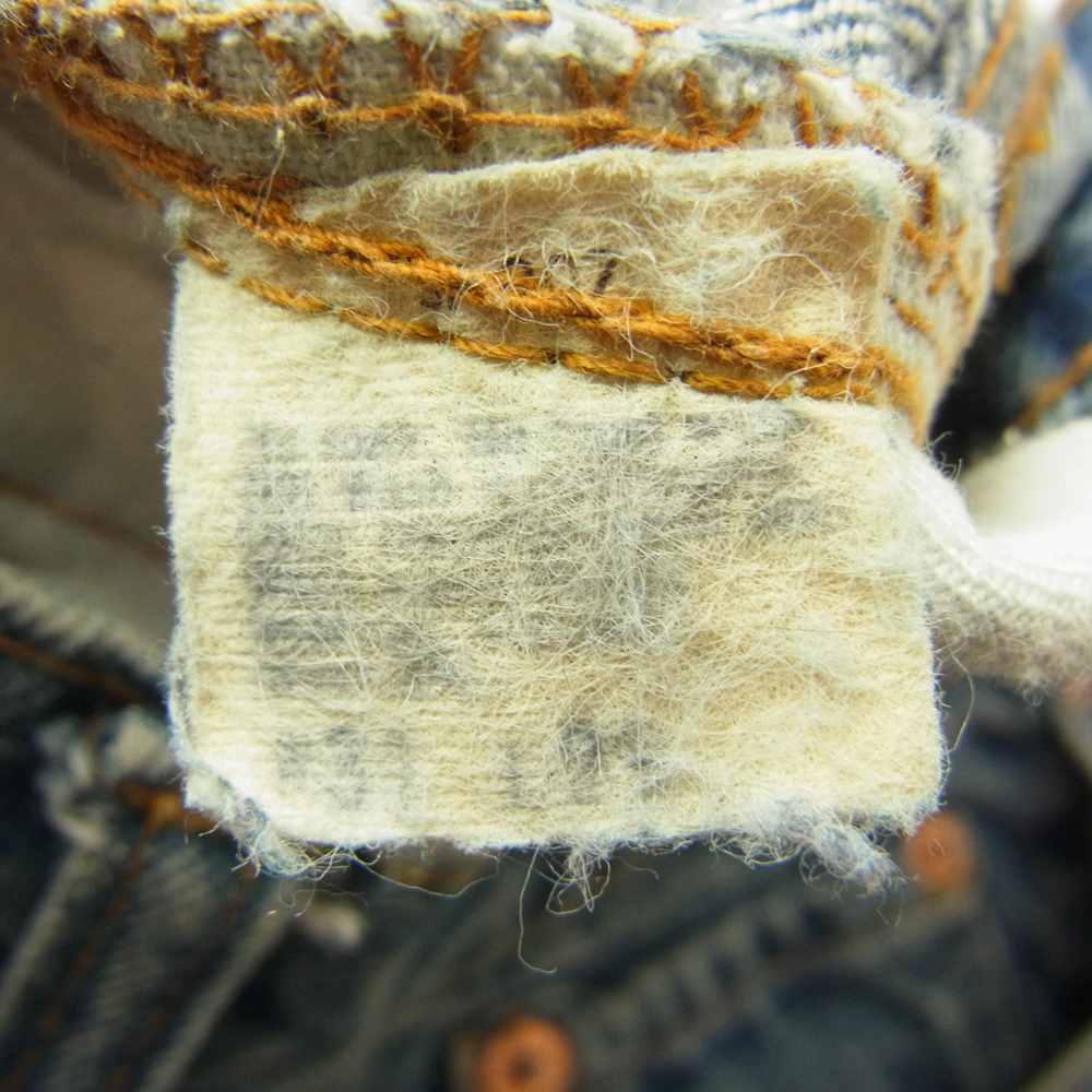 Levi's リーバイス 70s ボタン裏刻印 5 黒カンヌキ スモールe 505-0217 デニム パンツ 31×29 インディゴブルー系 31【中古】