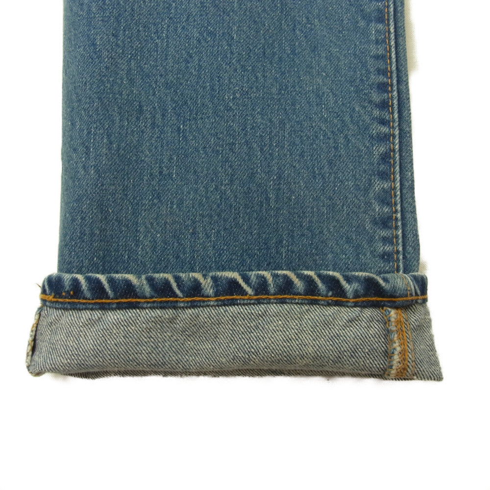 Levi's リーバイス 70s ボタン裏刻印 5 黒カンヌキ スモールe 505-0217 デニム パンツ 31×29 インディゴブルー系 31【中古】