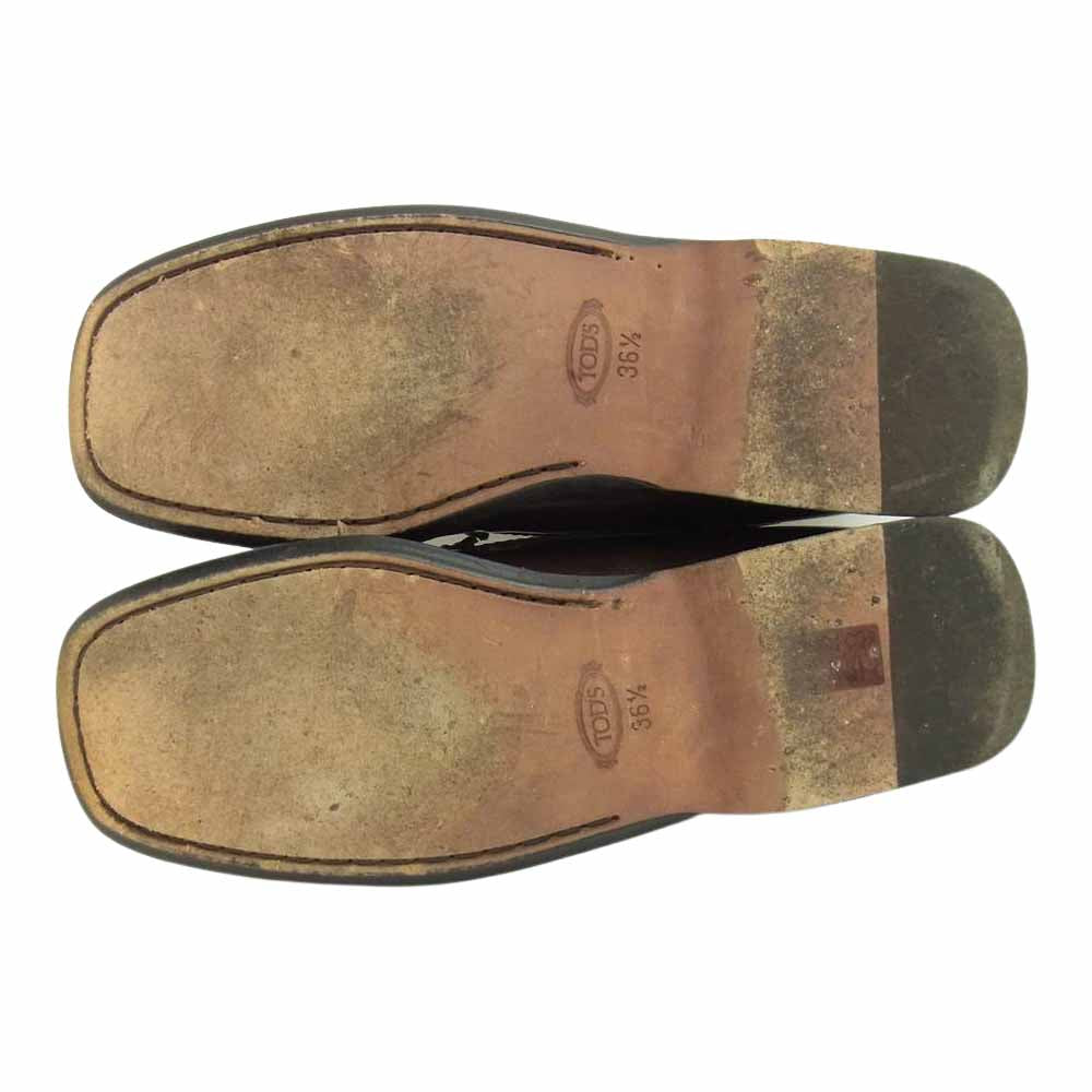 TOD’S トッズ ドライビングシューズ レザー ローファー パンプス 36.5【中古】