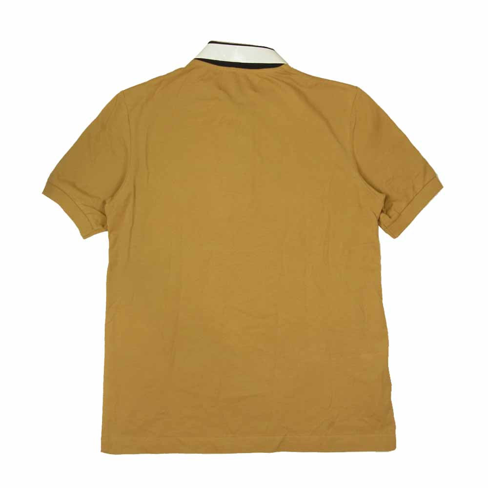 RAF SIMONS ラフシモンズ × Fred Perry フレッドペリー テープ カラー 鹿の子 半袖 ポロシャツ ベージュ系 38【中古】