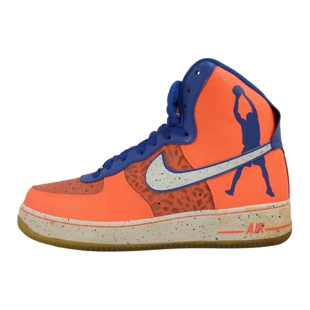 NIKE ナイキ 624185-800 AIR FORCE 1 HIGH CMFT PRM RW QS RASHEED WALLACE エアフォース1 ハイ CMFT プレミアム ラシード ウォーレス オレンジ系 27.5cm【中古】