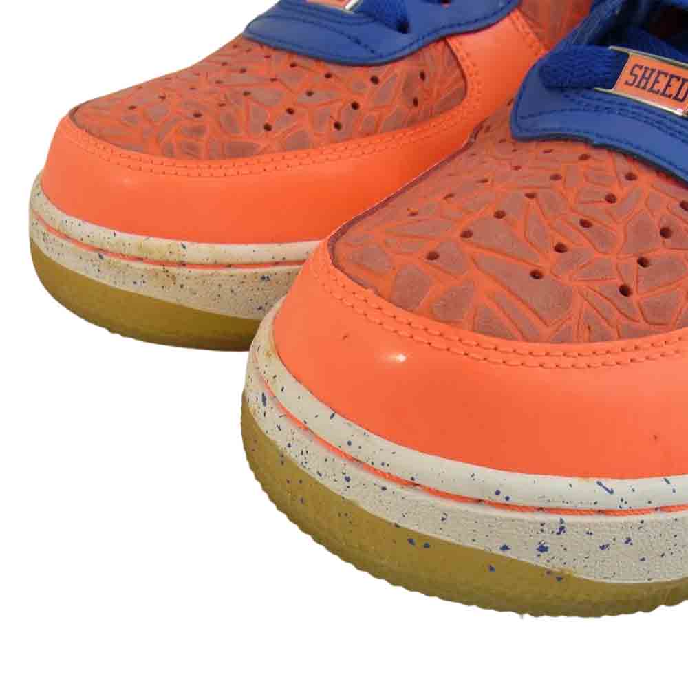 NIKE ナイキ 624185-800 AIR FORCE 1 HIGH CMFT PRM RW QS RASHEED WALLACE エアフォース1 ハイ CMFT プレミアム ラシード ウォーレス オレンジ系 27.5cm【中古】