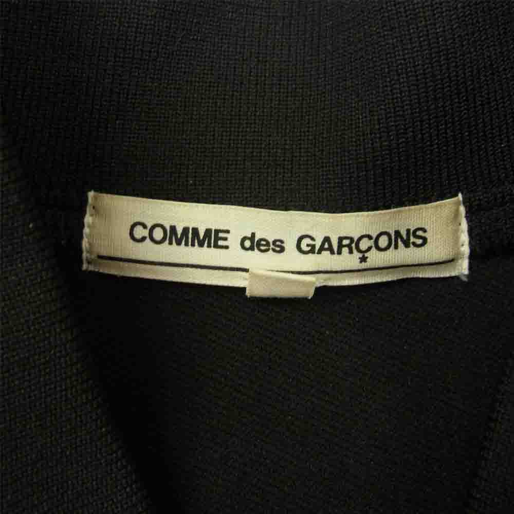 COMME des GARCONS コムデギャルソン OI-T002 本ライン エステルジャージー トラックジャケット ブラック系 L【中古】