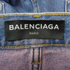 BALENCIAGA バレンシアガ 17AW 486112 TSB06 ボタンフライ デニムパンツ  インディゴブルー系 29【中古】