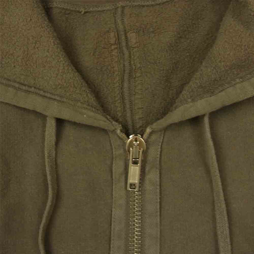 Rick Owens リックオウエンス DU8251 DRKSHDW ダークシャドウ ジップパーカー グレー系 S【中古】
