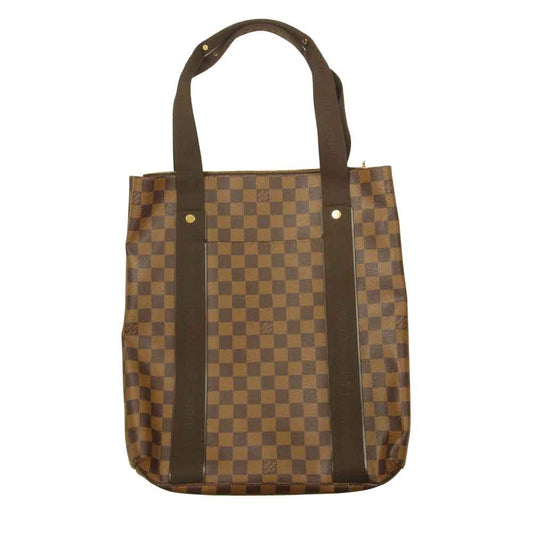 LOUIS VUITTON ルイ・ヴィトン N52006 ダミエ カバ ボブール トートバッグ ブラウン系【中古】