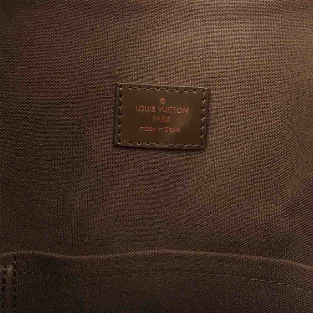 LOUIS VUITTON ルイ・ヴィトン N52006 ダミエ カバ ボブール トートバッグ ブラウン系【中古】