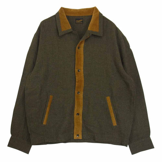 TENDERLOIN テンダーロイン T-RAYON JAC レーヨン シャツ ジャケット カーキ系 M【美品】【中古】