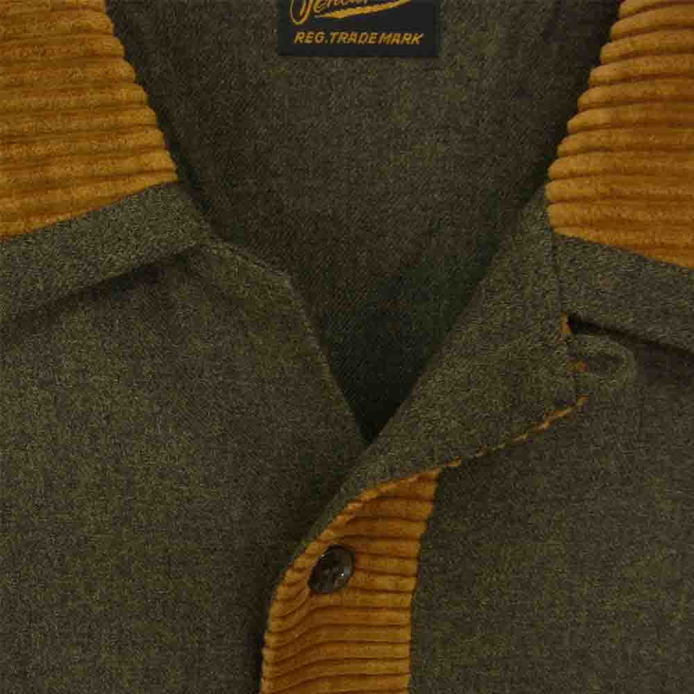 TENDERLOIN テンダーロイン T-RAYON JAC レーヨン シャツ ジャケット カーキ系 M【美品】【中古】