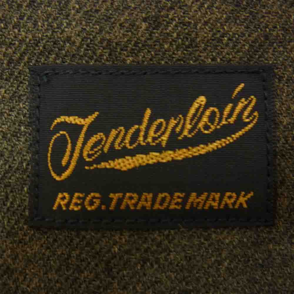 TENDERLOIN テンダーロイン T-RAYON JAC レーヨン シャツ ジャケット カーキ系 M【美品】【中古】