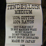 TENDERLOIN テンダーロイン T-RAYON JAC レーヨン シャツ ジャケット カーキ系 M【美品】【中古】