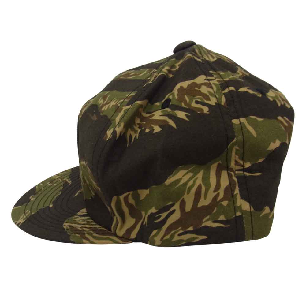 TENDERLOIN テンダーロイン T-TRUCKER CAP タイガーカモ トラッカー キャップ カーキ系 ONE SIZE【中古】