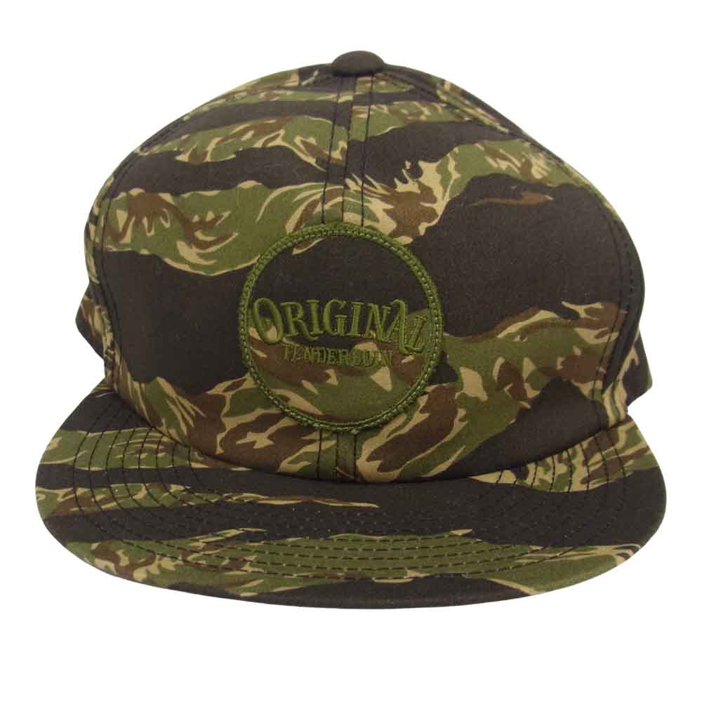 TENDERLOIN テンダーロイン T-TRUCKER CAP タイガーカモ トラッカー キャップ カーキ系 ONE SIZE【中古】