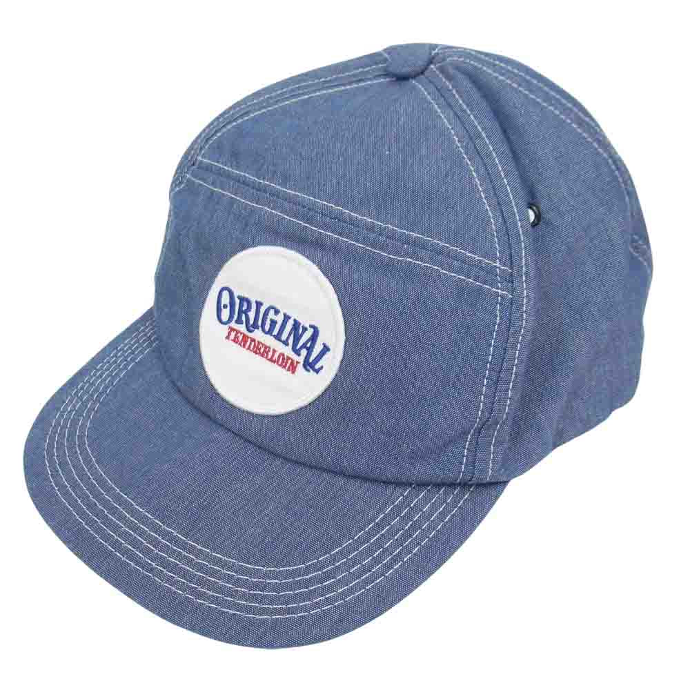 TENDERLOIN テンダーロイン T-6P CAP 6パネル キャップ シャンブレー ブルー系 ONE SIZE【中古】