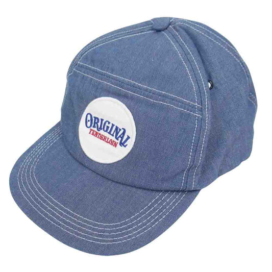 TENDERLOIN テンダーロイン T-6P CAP 6パネル キャップ シャンブレー ブルー系 ONE SIZE【中古】