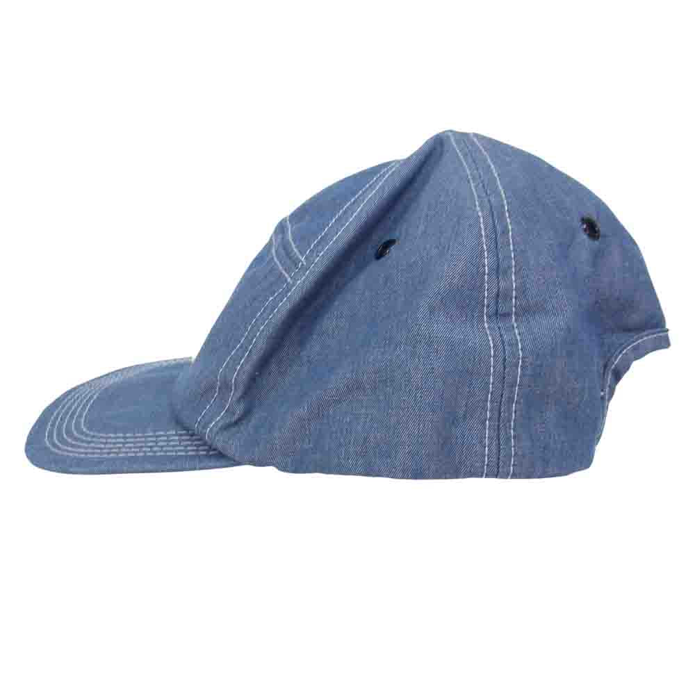 TENDERLOIN テンダーロイン T-6P CAP 6パネル キャップ シャンブレー ブルー系 ONE SIZE【中古】