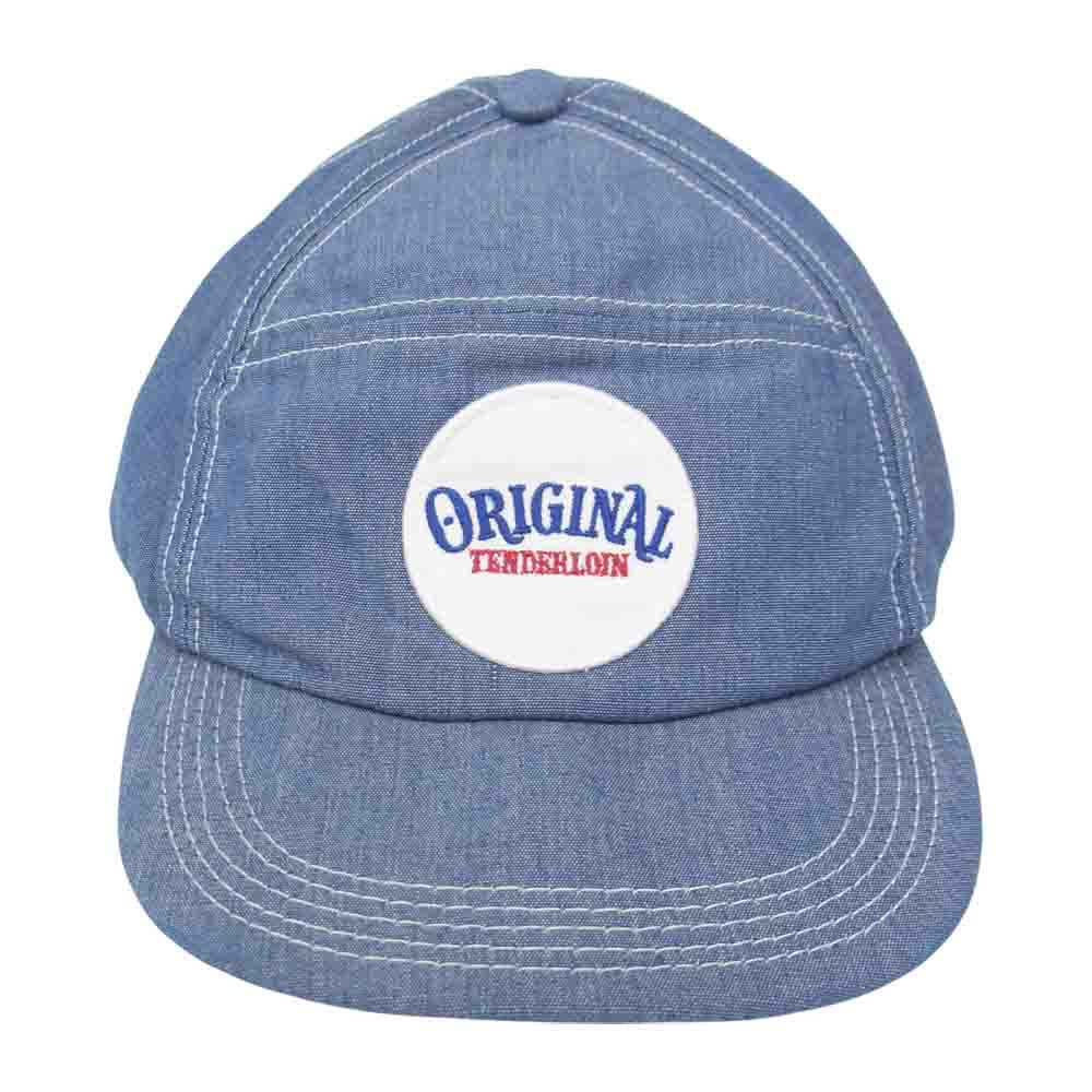TENDERLOIN テンダーロイン T-6P CAP 6パネル キャップ シャンブレー ブルー系 ONE SIZE【中古】