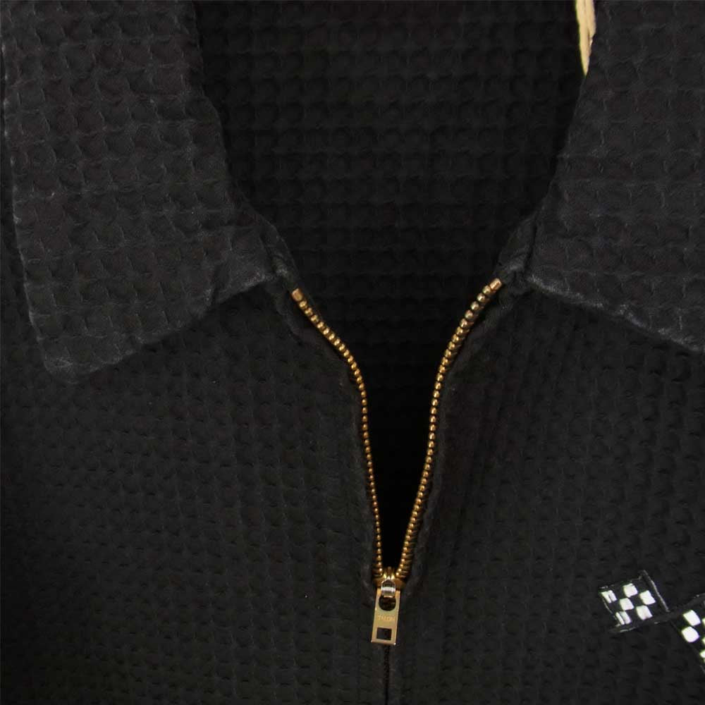 TENDERLOIN テンダーロイン 14SS T-WAFFLE JKT ZIP ワッフル ジャケット ブラック ブラック系 M【中古】
