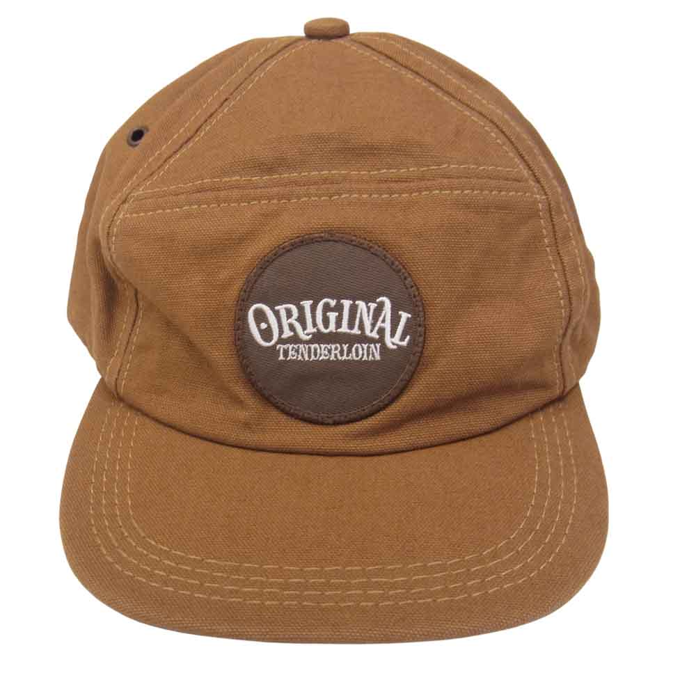 TENDERLOIN テンダーロイン T-6P CAP DUCK 6パネル キャップ ダック ブラウン系 ONE SIZE【極上美品】【中古】