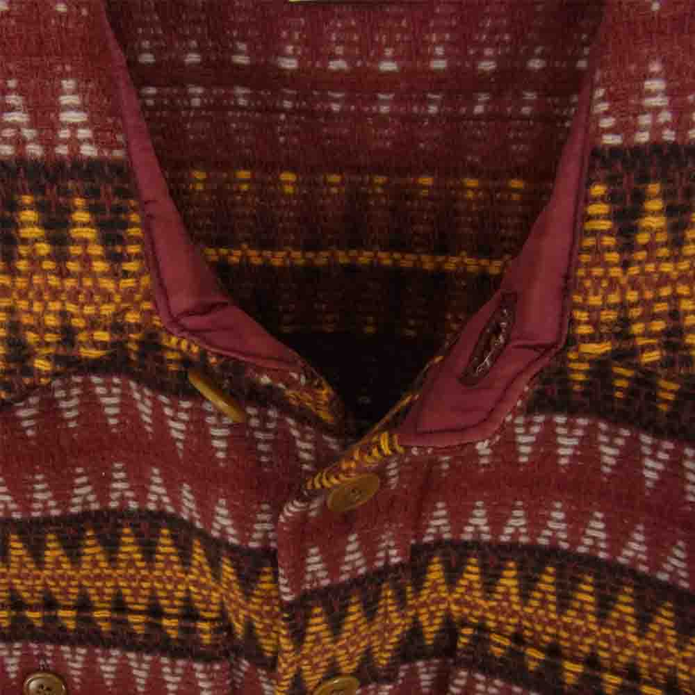 TENDERLOIN テンダーロイン T-INDIAN CPO JKT インディアン CPO シャツ ジャケット エンジ系 M【美品】【中古】